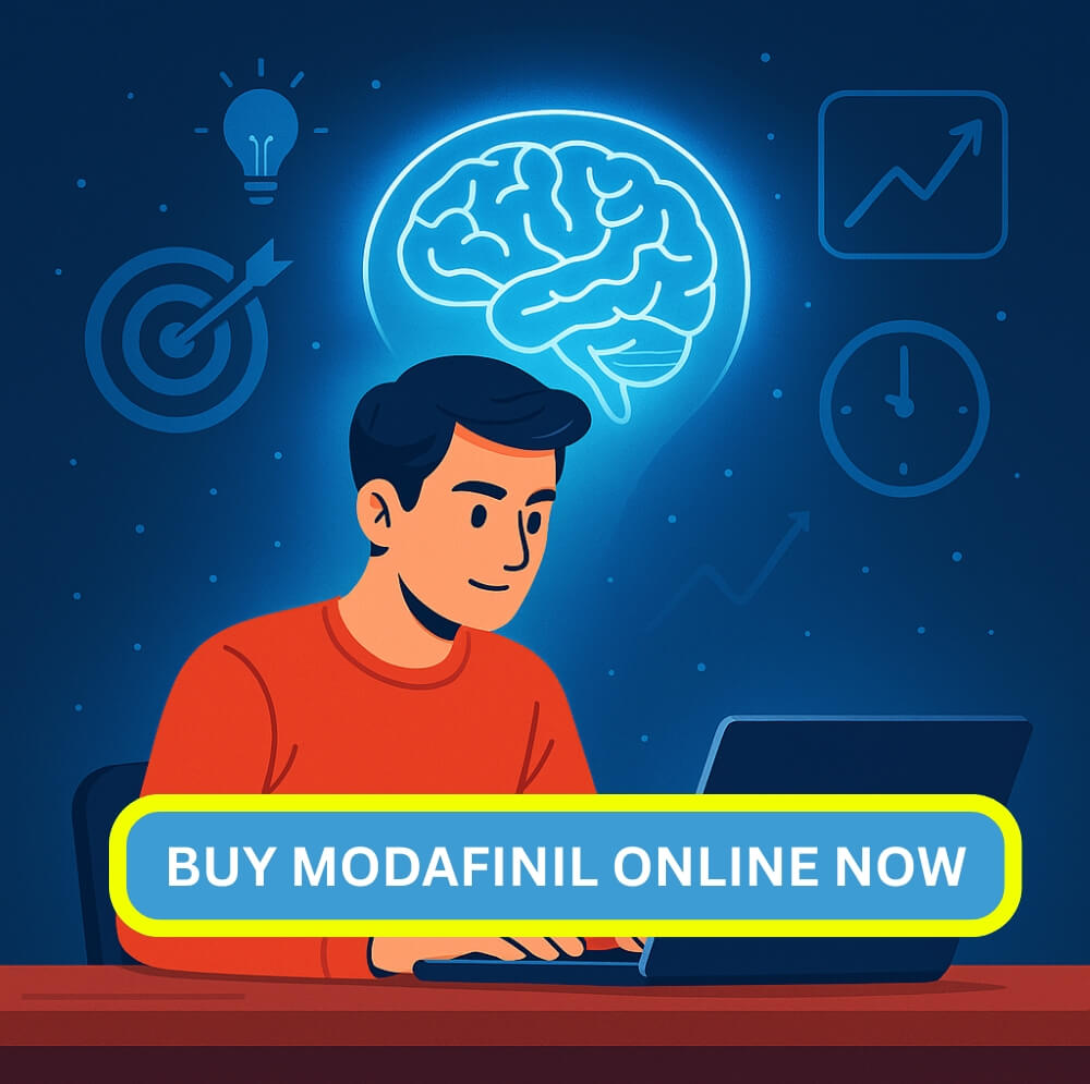 Futuristic digital workspace with glowing holographic screens, sleek interface elements, and a vibrant atmosphere that suggests high focus, mental clarity, and peak productivity